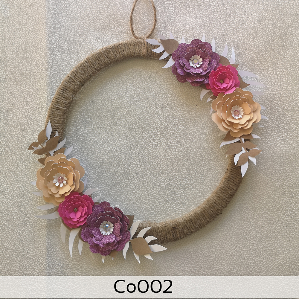 Couronne de fleurs en papier – Image 13