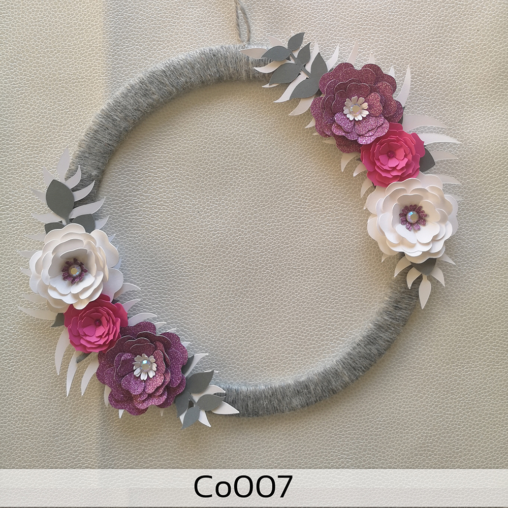 Couronne de fleurs en papier – Image 16