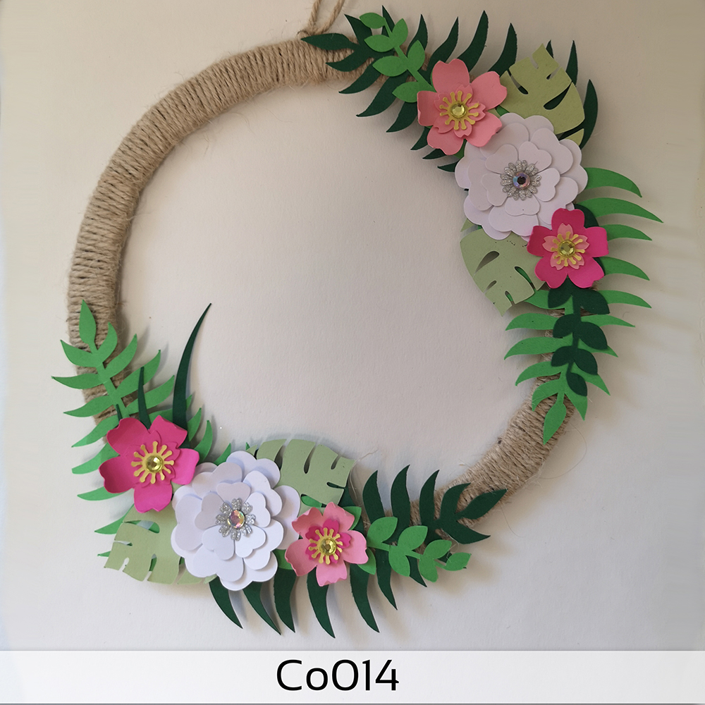 Couronne de fleurs en papier – Image 3