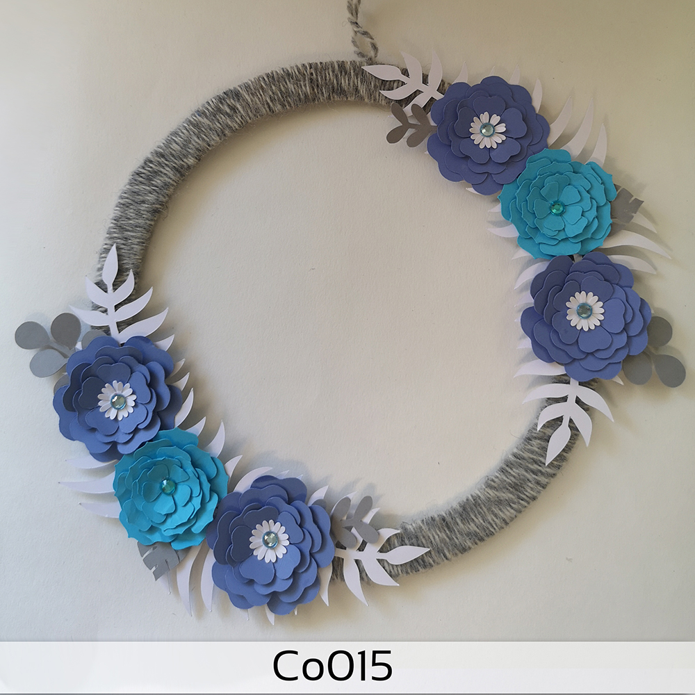 Couronne de fleurs en papier – Image 4