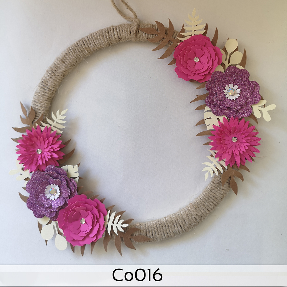 Couronne de fleurs en papier – Image 5