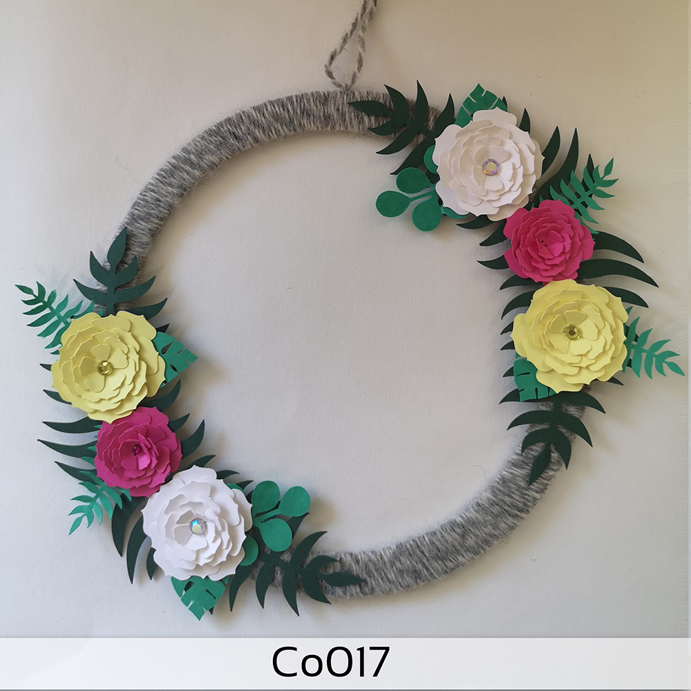Couronne de fleurs en papier – Image 6