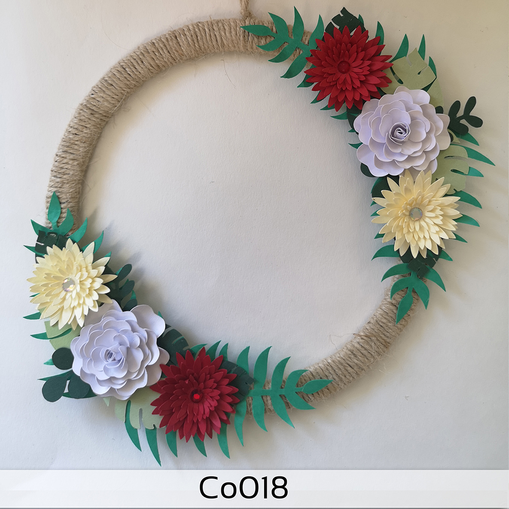 Couronne de fleurs en papier – Image 7