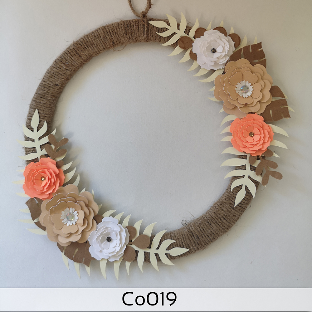 Couronne de fleurs en papier – Image 8