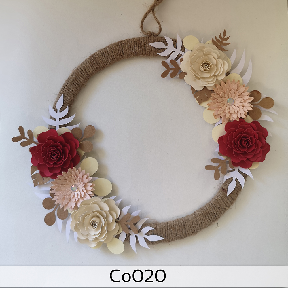 Couronne de fleurs en papier – Image 9