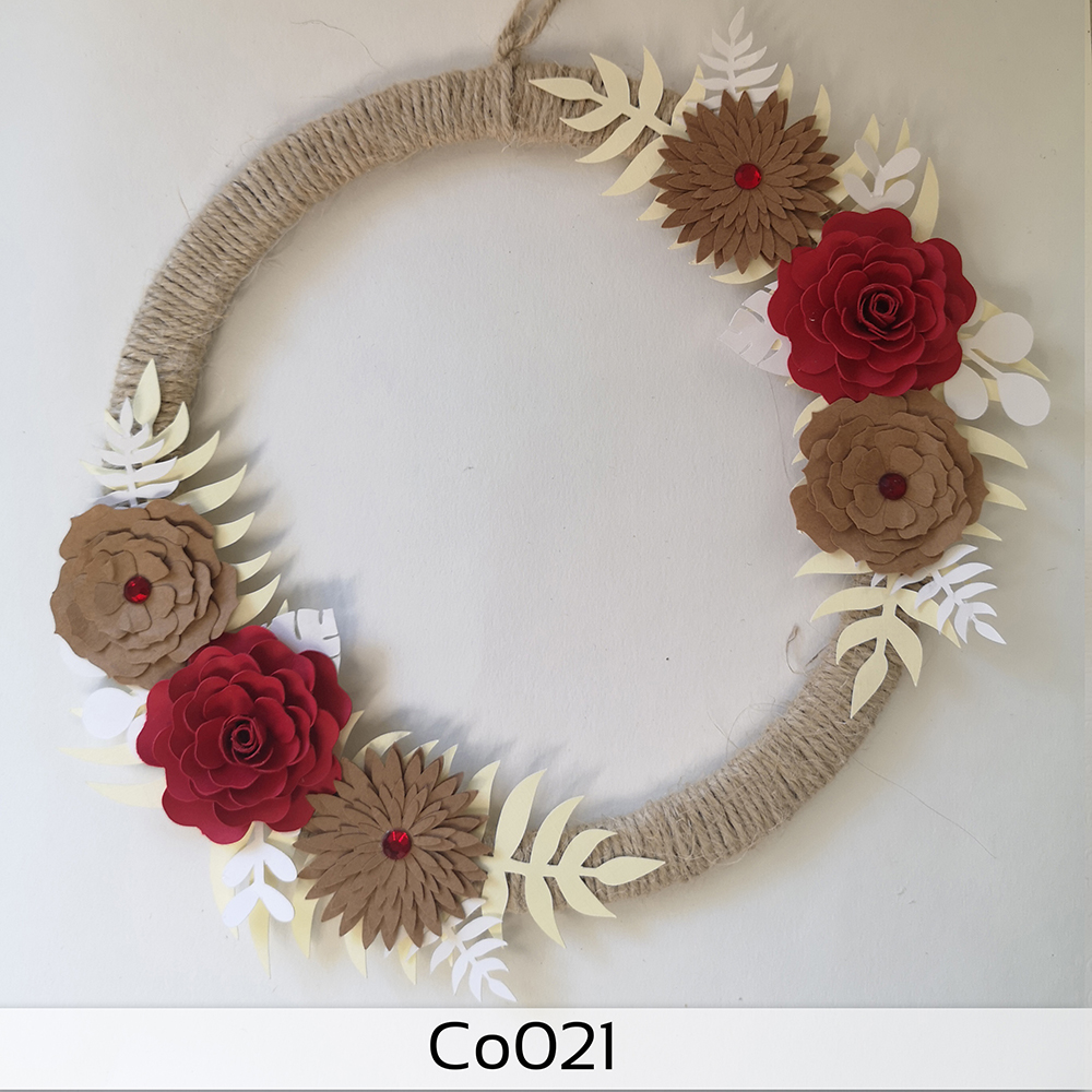 Couronne de fleurs en papier – Image 10