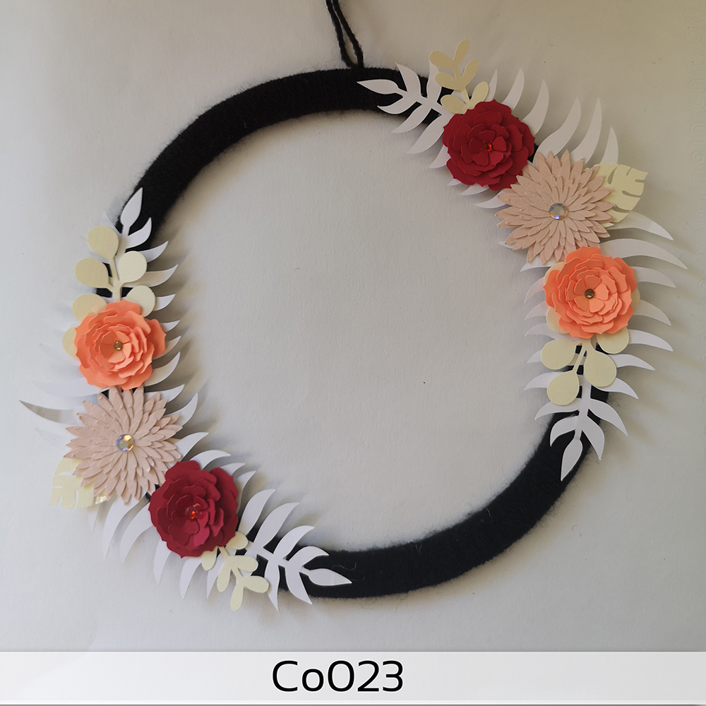 Couronne de fleurs en papier – Image 12