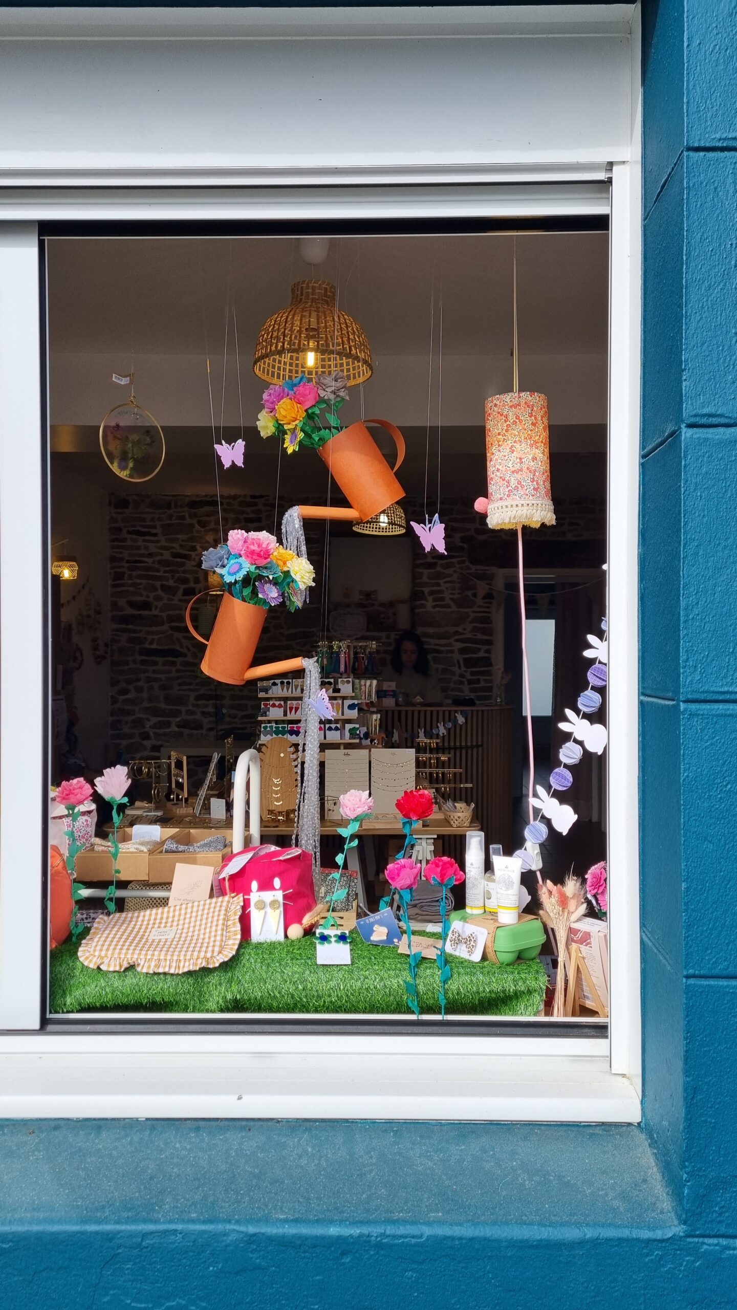 scénographie vitrines et produits